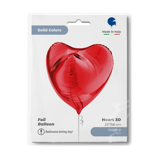 Heart 23inc Red 3D
