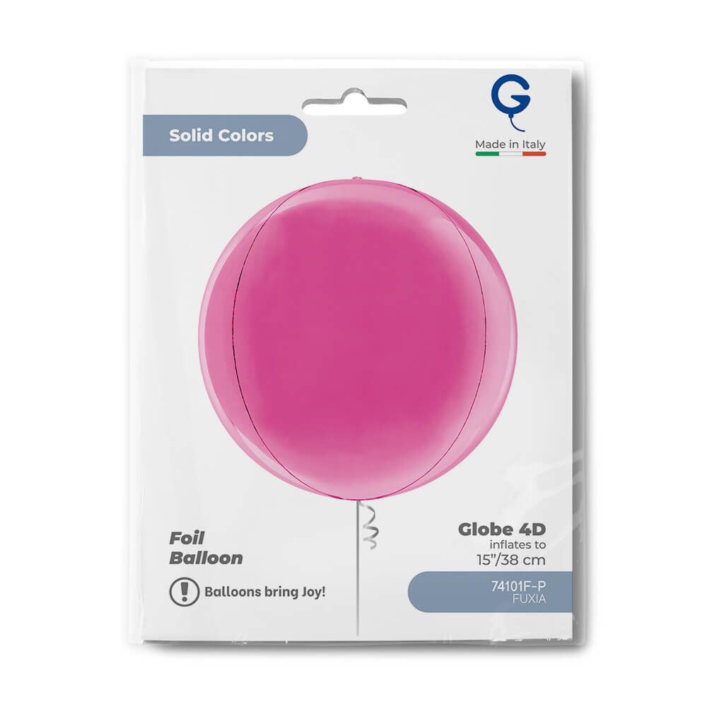Globe 15" Fuxia 4D - Single Pack