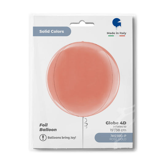 Globe 15inc Rose Gold 4D