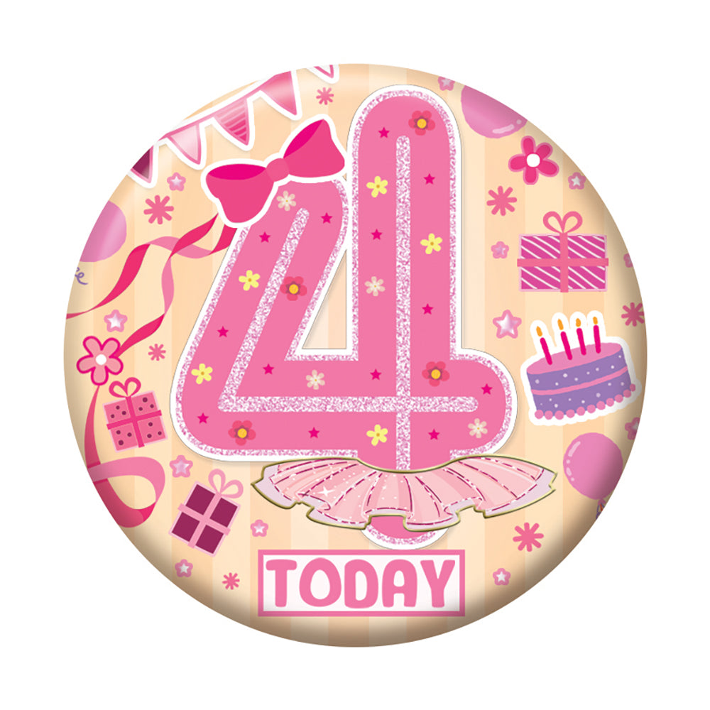 Badges 5.5cm - Age 04 Female