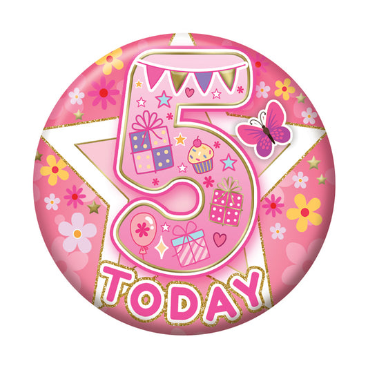 Badges 5.5cm - Age 05 Female