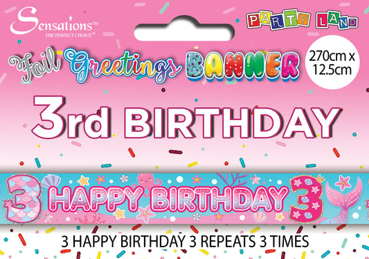 Banners - Age 03 Female