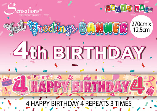 Banners - Age 04 Female