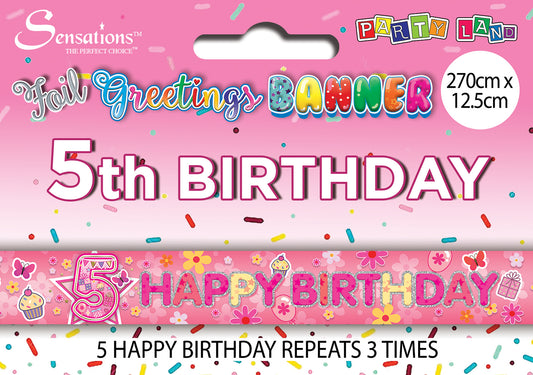 Banners - Age 05 Female