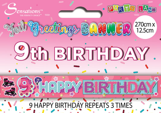 Banners - Age 09 Female