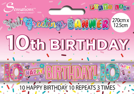 Banners - Age 10 Female