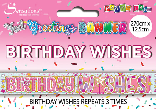 Banners - Happy Birthday Female Juv