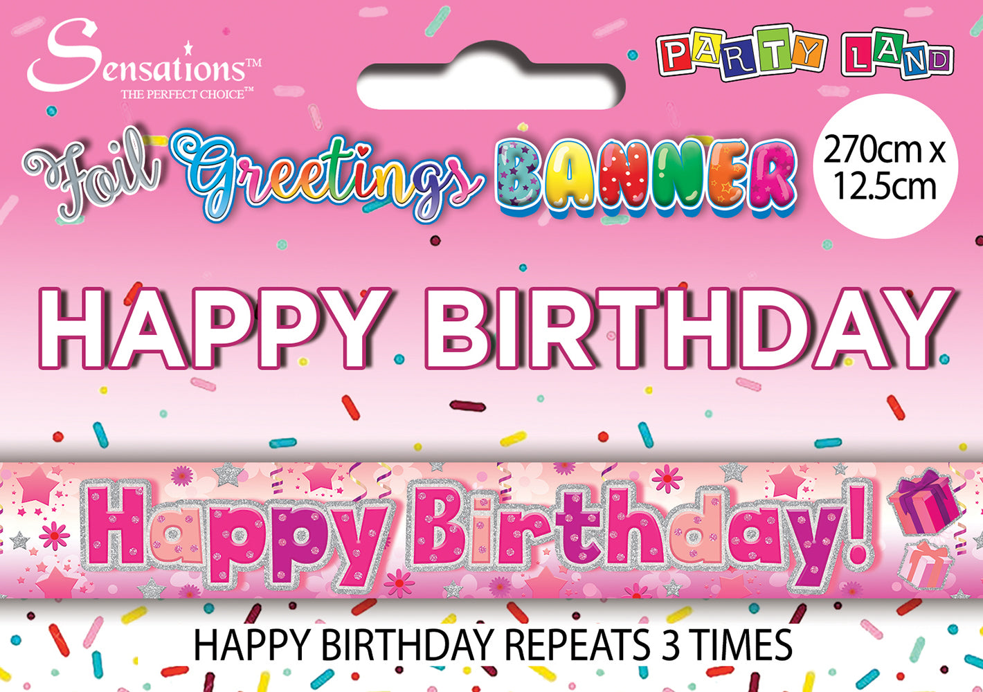 Banners - Happy Birthday Female Juv