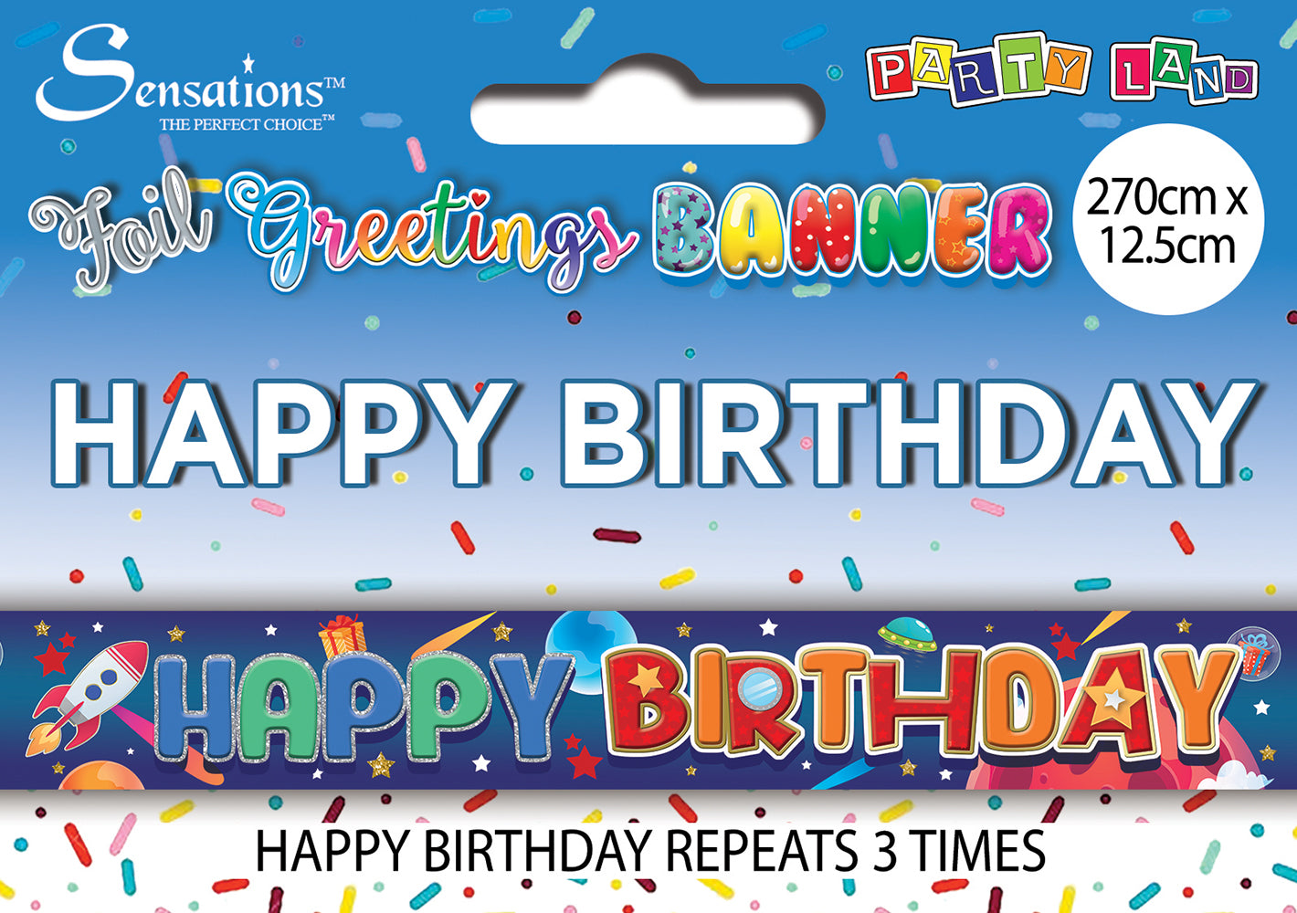 Banners - Happy Birthday Male Juv