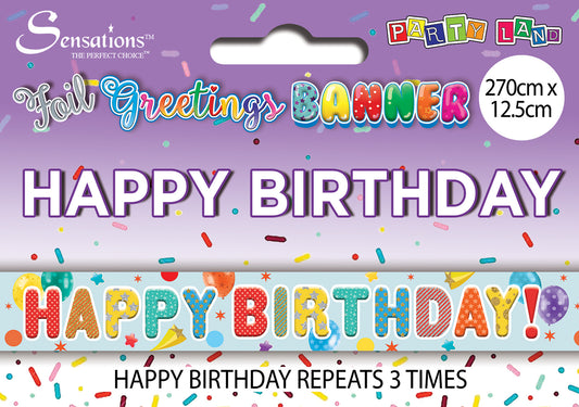 Banners - Happy Birthday Open Juv
