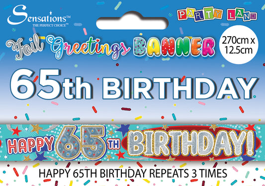 Banners - Age 65 Male