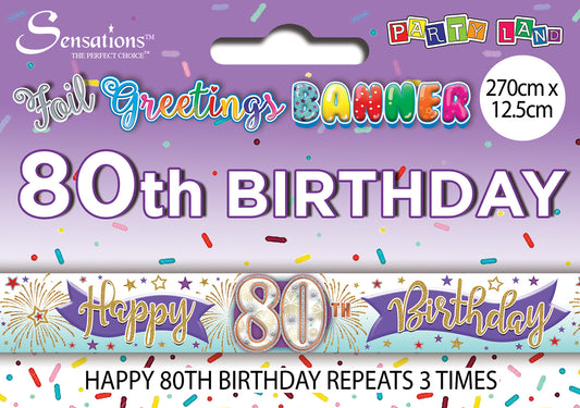 Banners - Age 80 Open