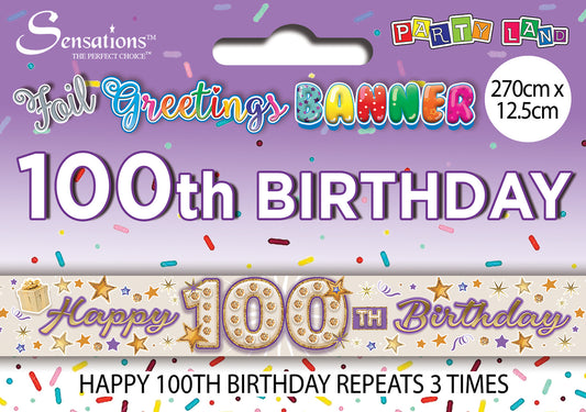 Banners - Age 100 Open