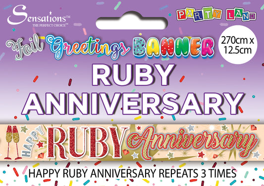 Banners - Ruby Anniversary
