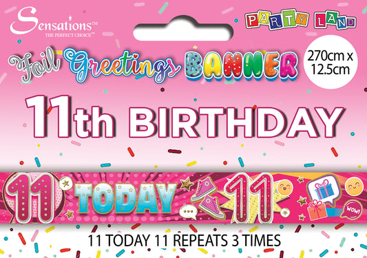 Banners - Age 11 Female