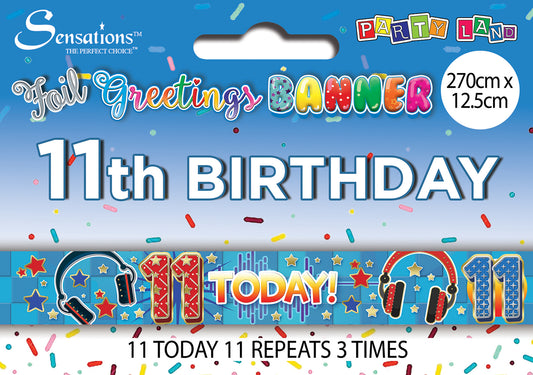 Banners - Age 11 Male