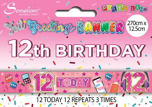 Banners - Age 12 Female