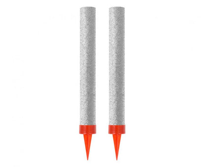 Party Fountains 12 cm/2 Pack, shiny silver