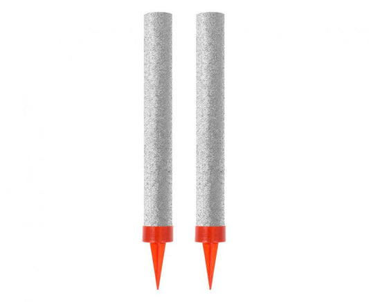 Party Fountains 12 cm/2 Pack, shiny silver