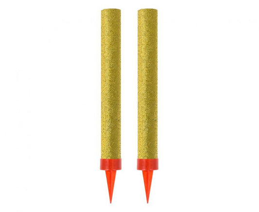 Party Fountains 12 cm/ 2 Pack, gold gloss