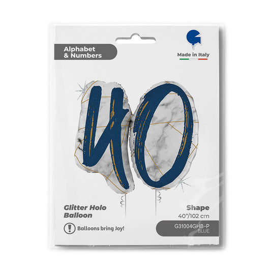 Marble Mate Numbers 40 Blue