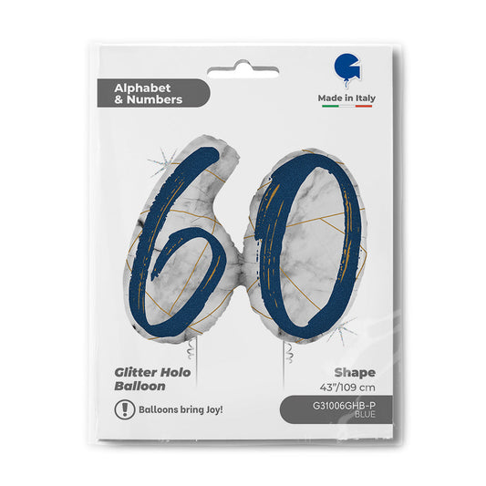 Marble Mate Numbers 60 Blue