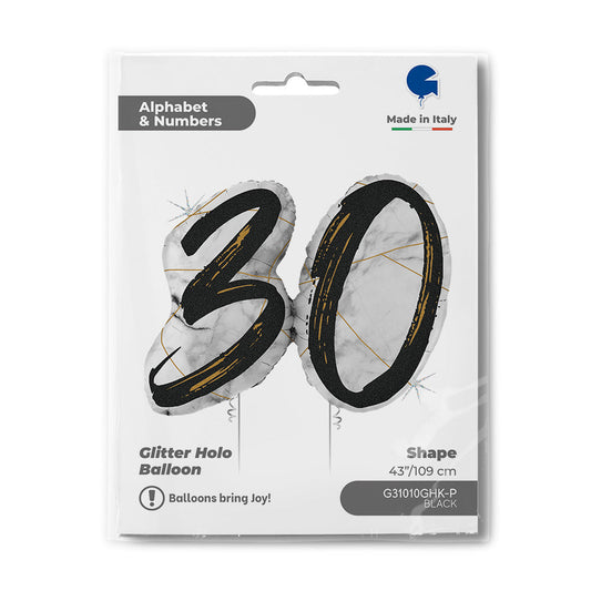 Marble Mate Numbers 30 Black
