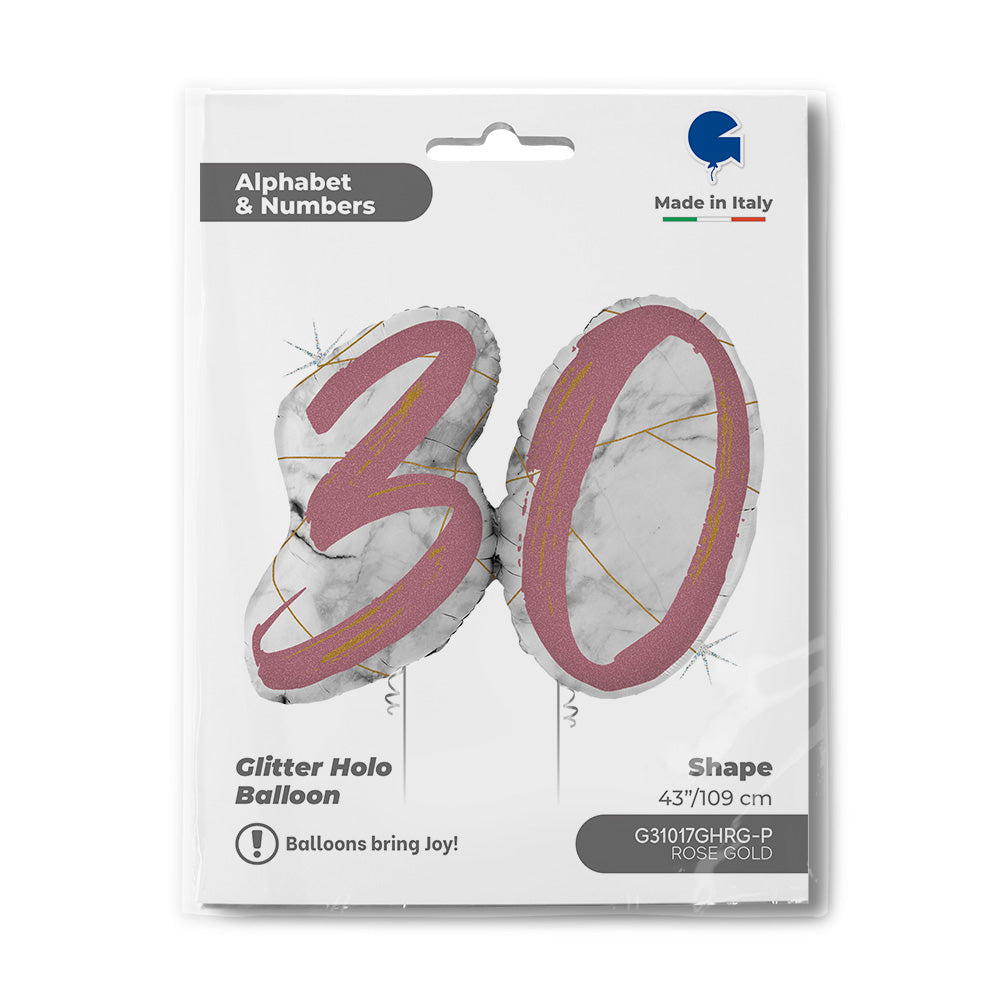 Marble Mate Numbers 30 Rose Gold