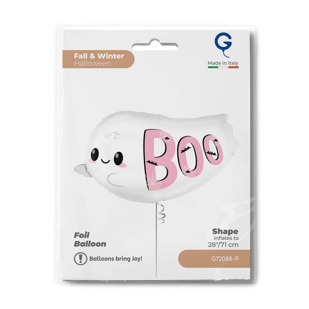 Chubby Boo Ghost Balloon