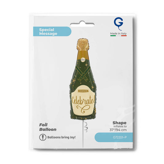 Sparkle Champagne Bottle Balloon