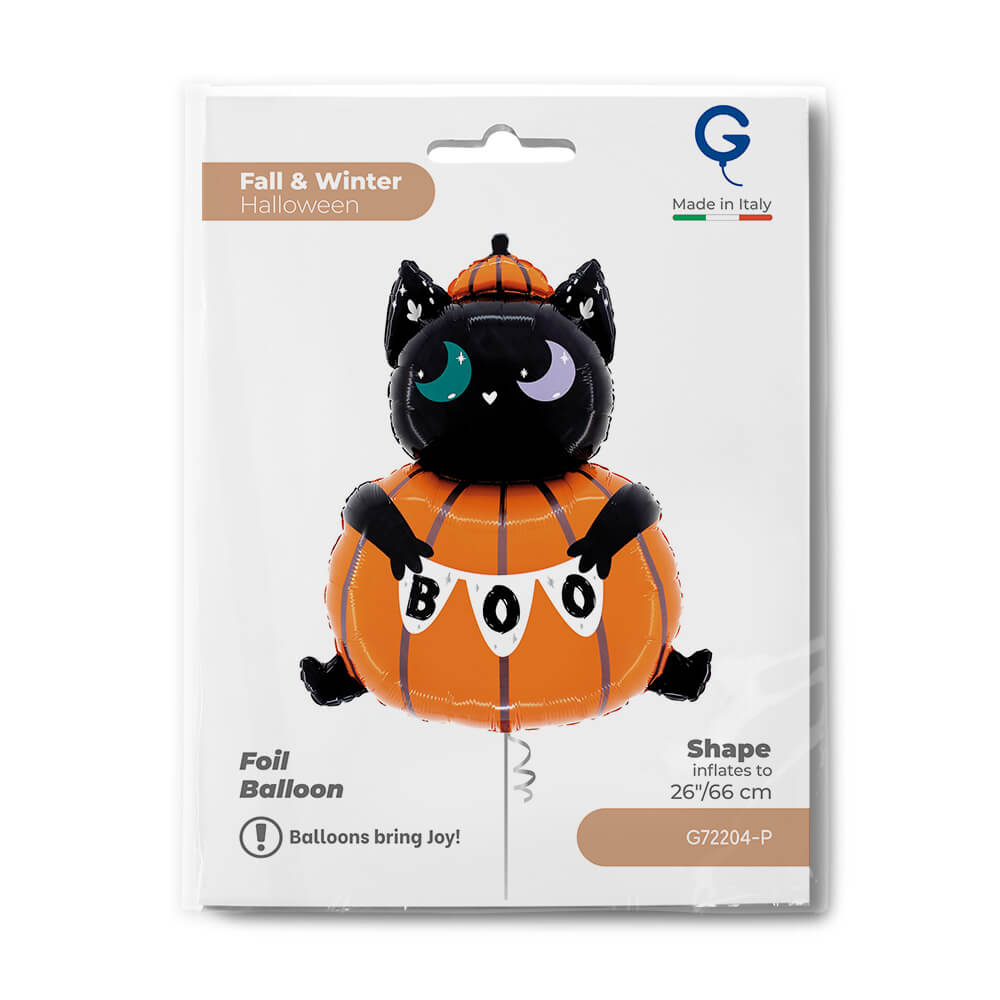 Cat In The Pumpkin Balloon