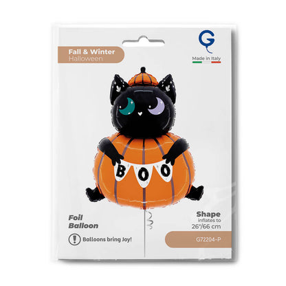 Cat In The Pumpkin Balloon