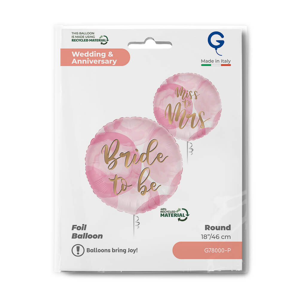 R18 BRIDE TO BE 18"M