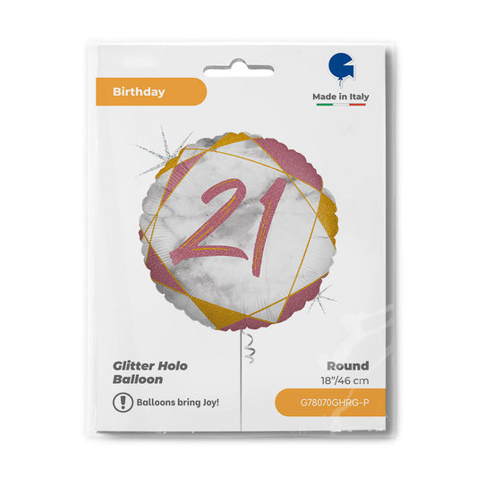 R18 Marble Mate 21 Rose Gold