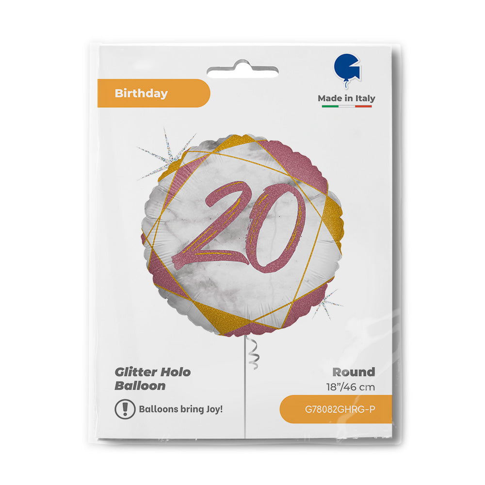 R18 Marble Mate 20 Rose Gold