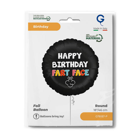 Happy Birthday Fart Face Single Pack