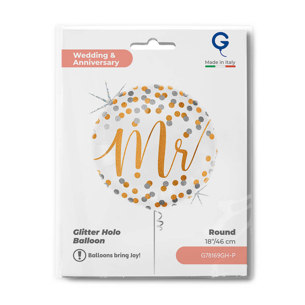 Mr Confetti Balloon