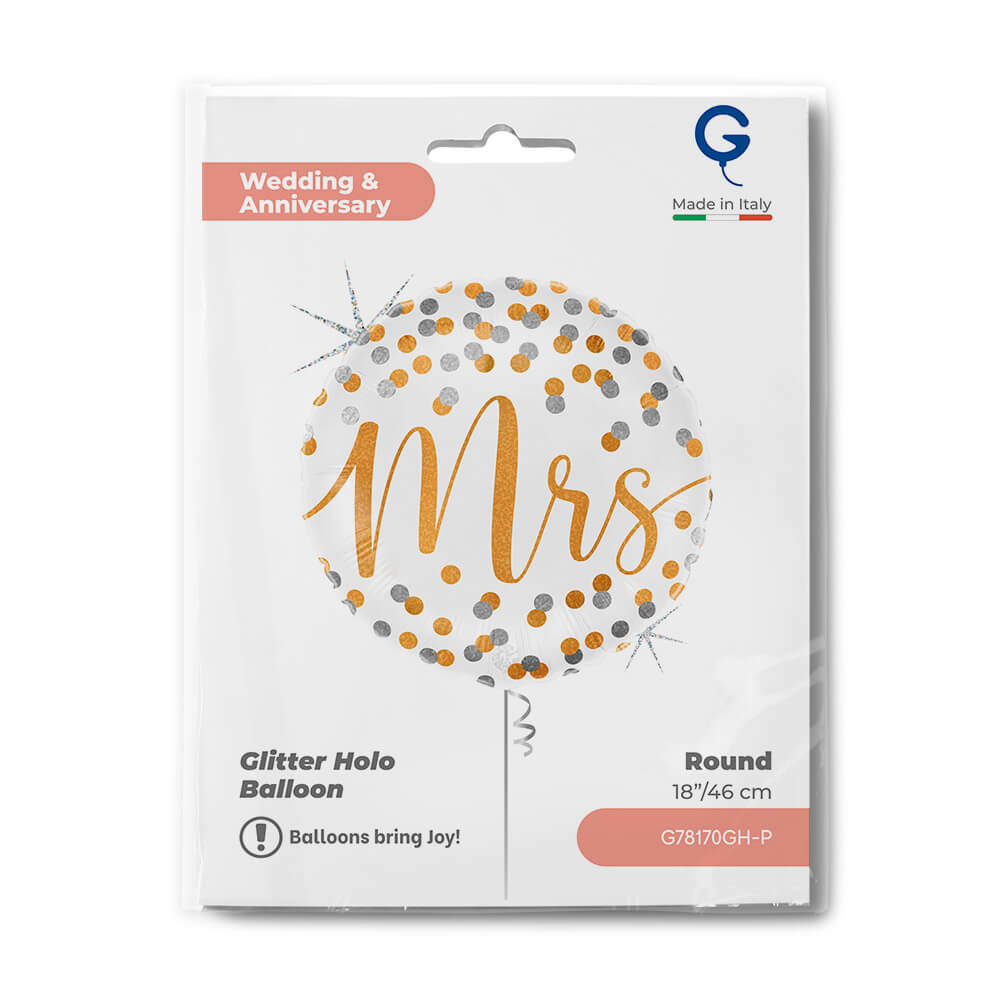 Mrs Confetti Balloon