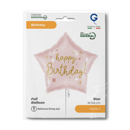 Pink Birthday Balloon