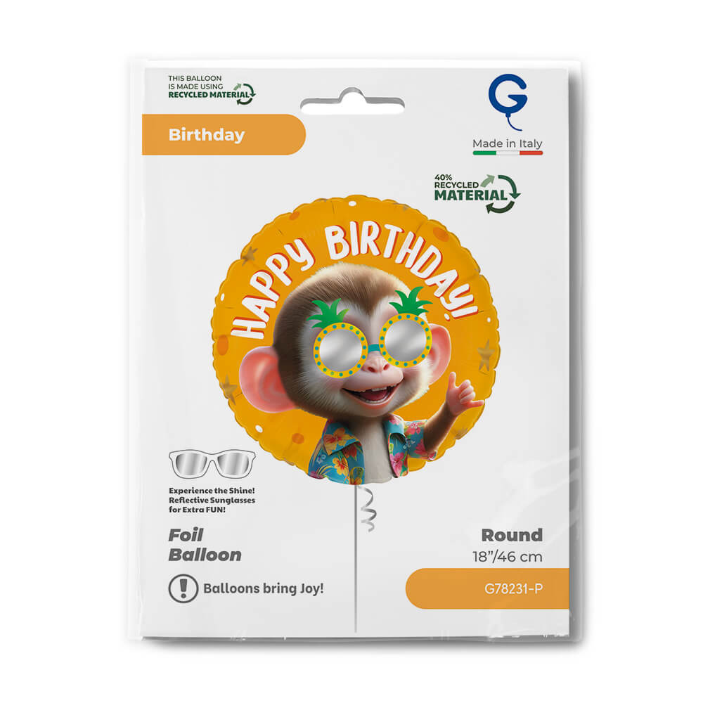 Cool Monkey Birthday Single Pack