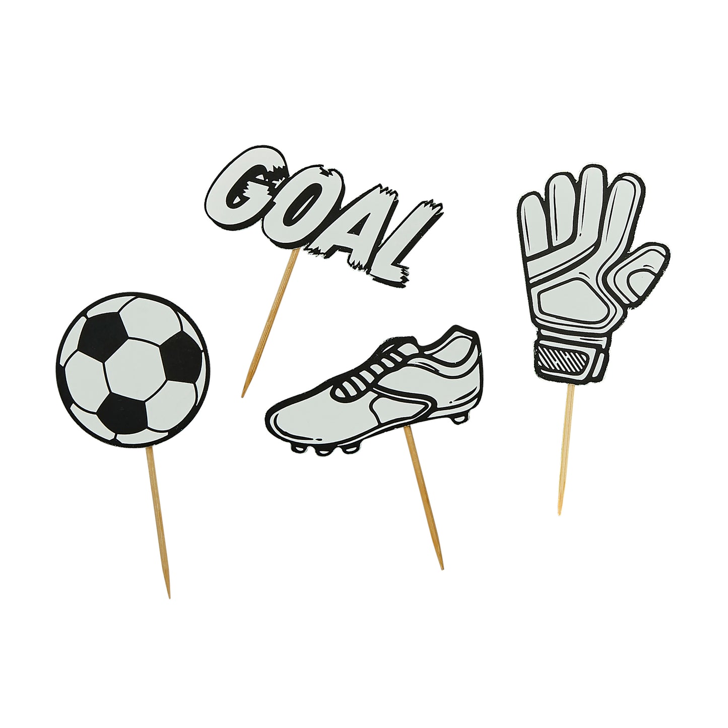 Football Food Picks Set - Pack of 12