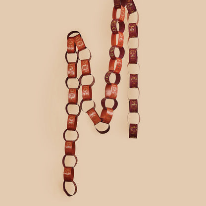 Pumpkin Paper Chains - Pack of 48