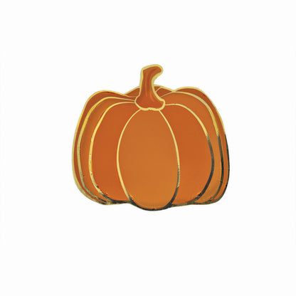 Pumpkin Paper Plates - Pack of 8