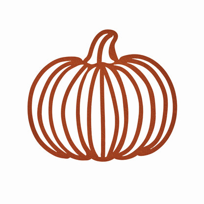 Pumpkin Felt Placemats - Pack of 4