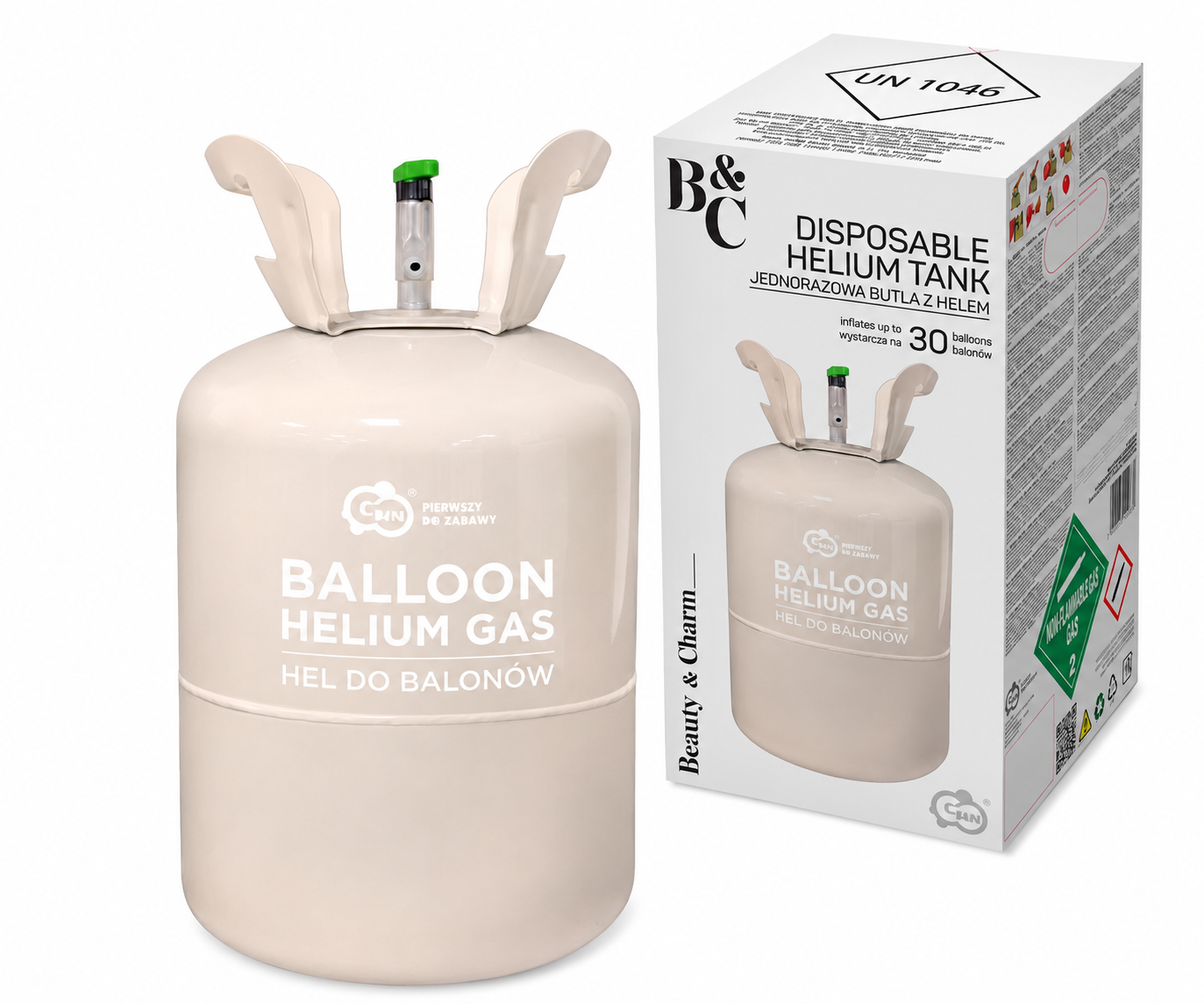 30's Hobby Balloon Helium Tank 9" Balloons