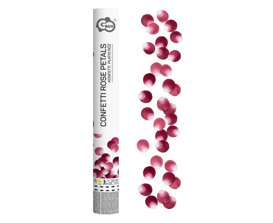 Pneumatic confetti Rose Petals, dark red, paper(40 cm)