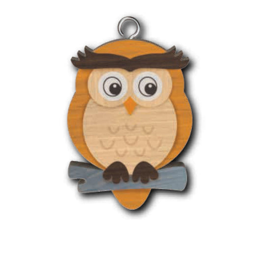 Owl 1 Keyring