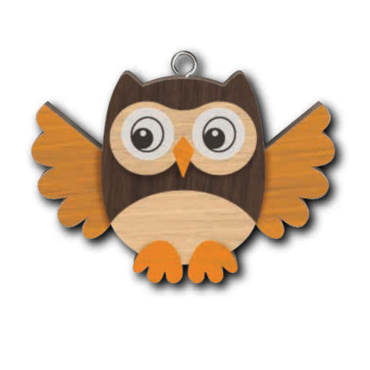 Owl 3 Keyring