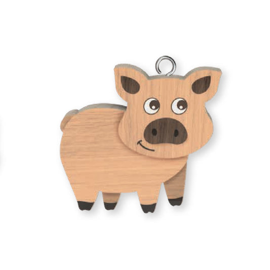 Pig Keyring
