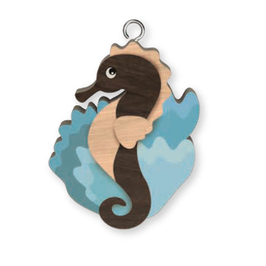 Seahorse Keyring